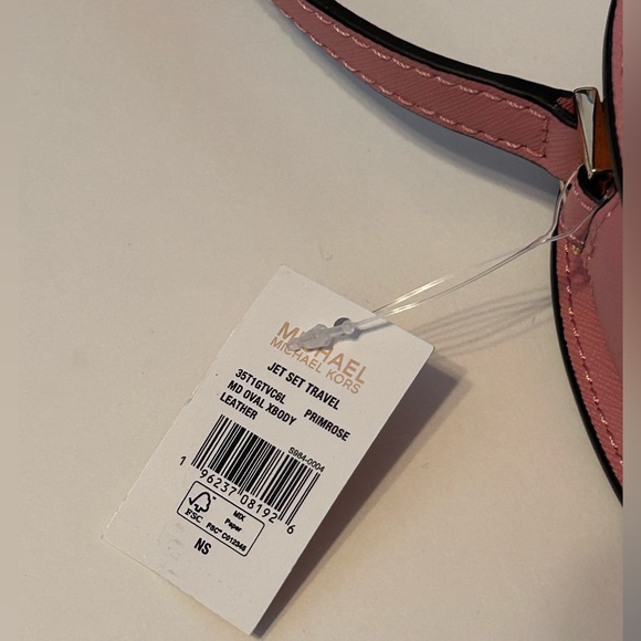 NWT MICHAEL KORS Jet Set Travel Primrose Medium Leather Crossbody Bag - Picture 4 of 9